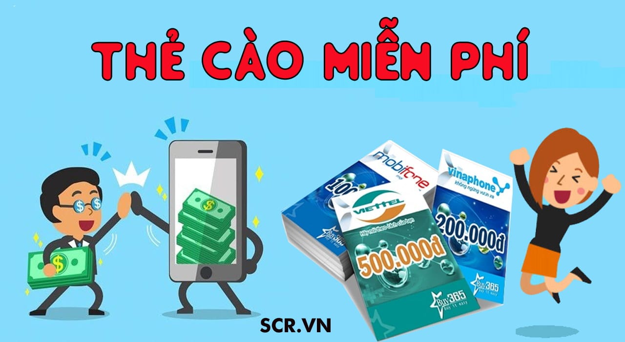 Thẻ Cào Miễn Phí 2024 (Card ĐT 50k 100k 200k 500k Free)