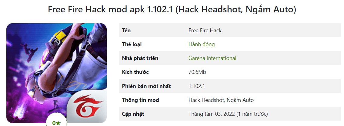 Free Fire Hack mod apk 1.102.1