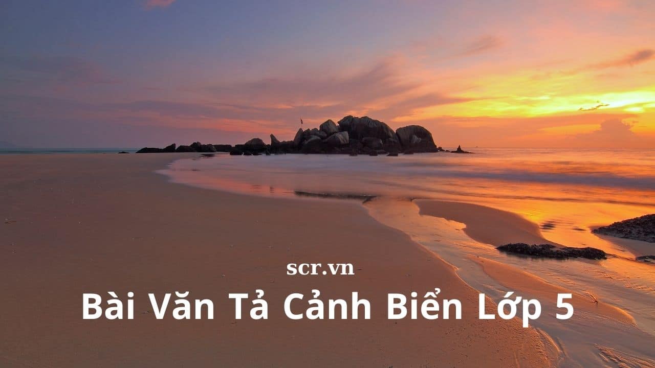 Bai Van Ta Canh Bien Lop 5 Ngan