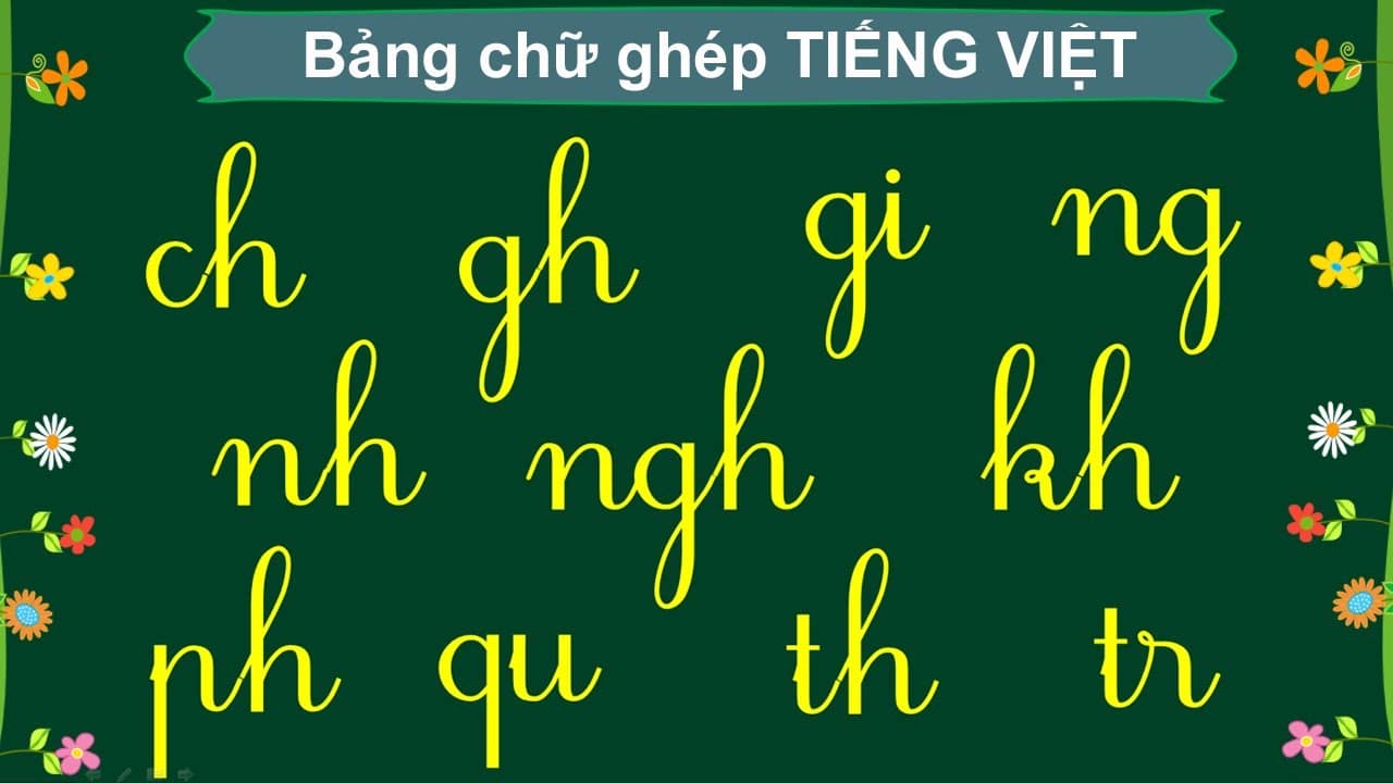 Các Chữ Ghép Tiếng Việt