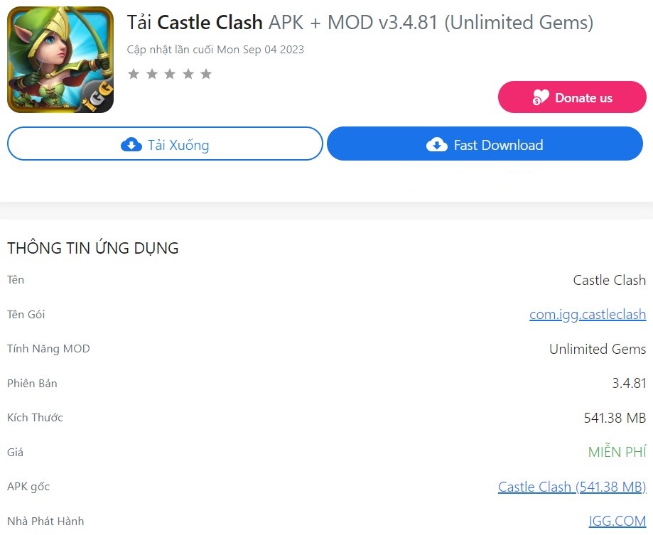 Castle Clash APK + MOD v3.4.81