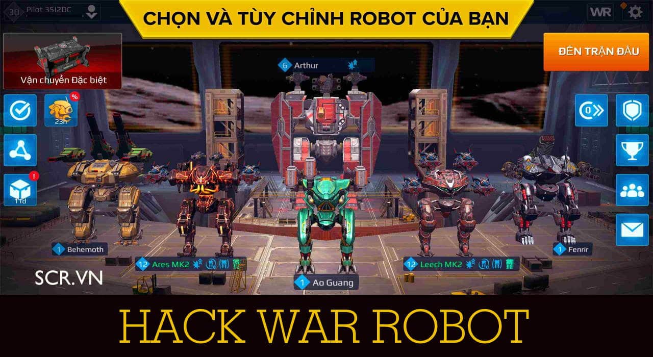 cách hack war robot