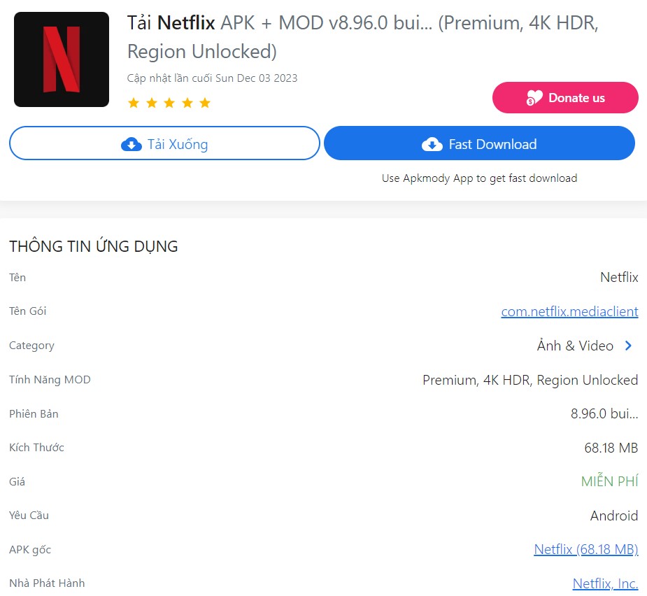 Netflix APK + MOD v8.96.0