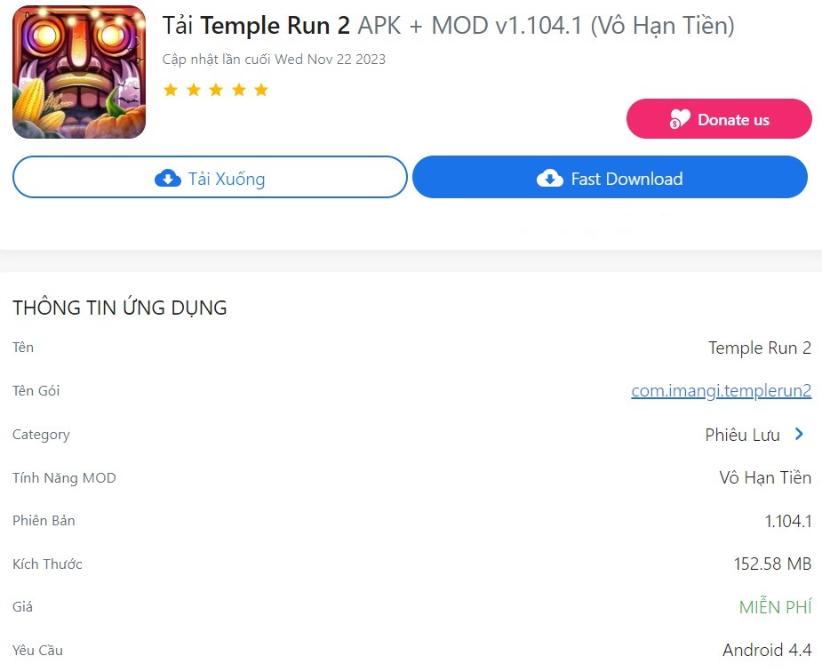 Temple Run 2 APK + MOD v1.104.1