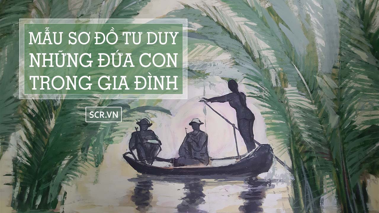 sơ đồ tư duy những đứa con trong gia đình