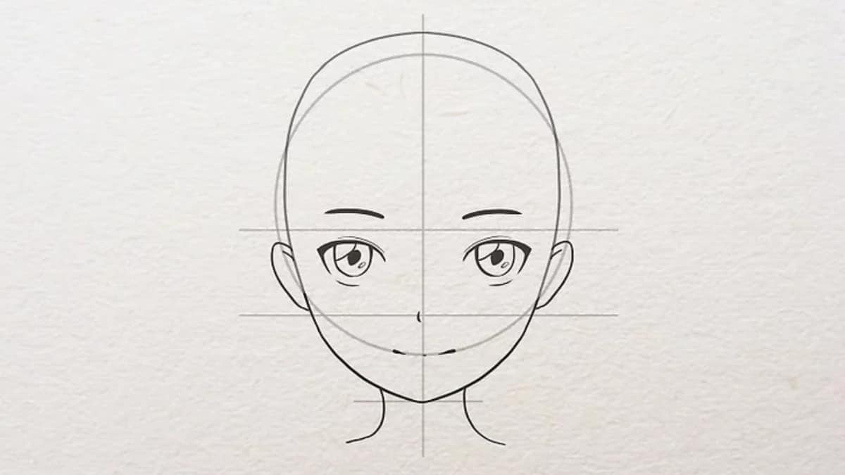 Bước 2 trong vẽ tranh anime cô giáo
