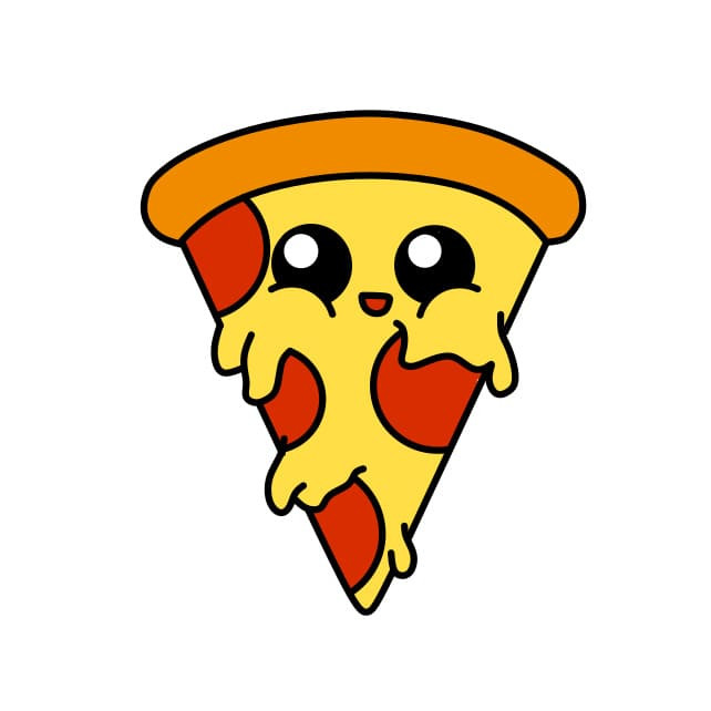 Hình pizza cute