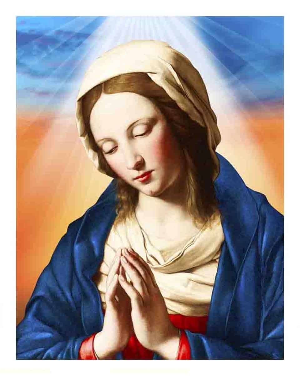Mẫu tranh Đức Mẹ Maria đặc sắc