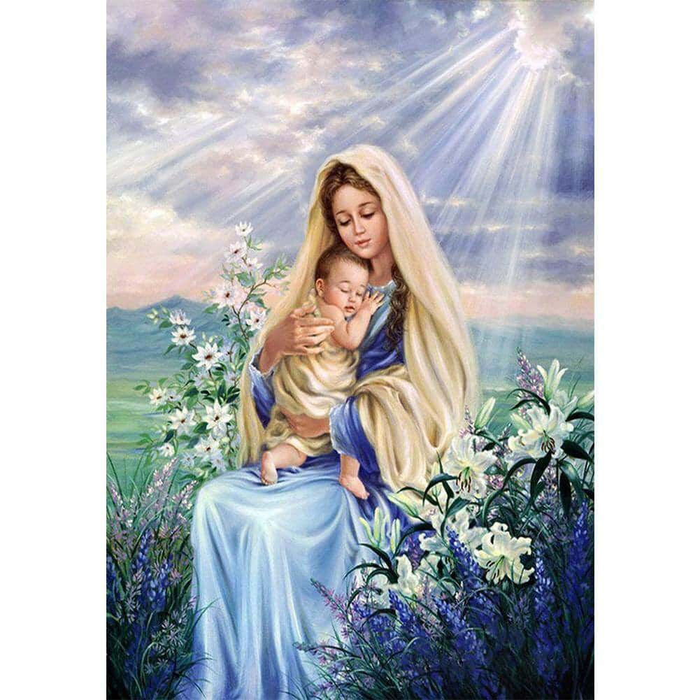 Mẫu tranh Đức Mẹ Maria đẹp nhất