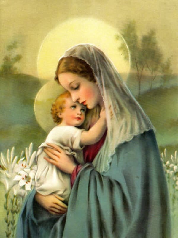 Mẫu tranh Đức Mẹ Maria tuyển chọn