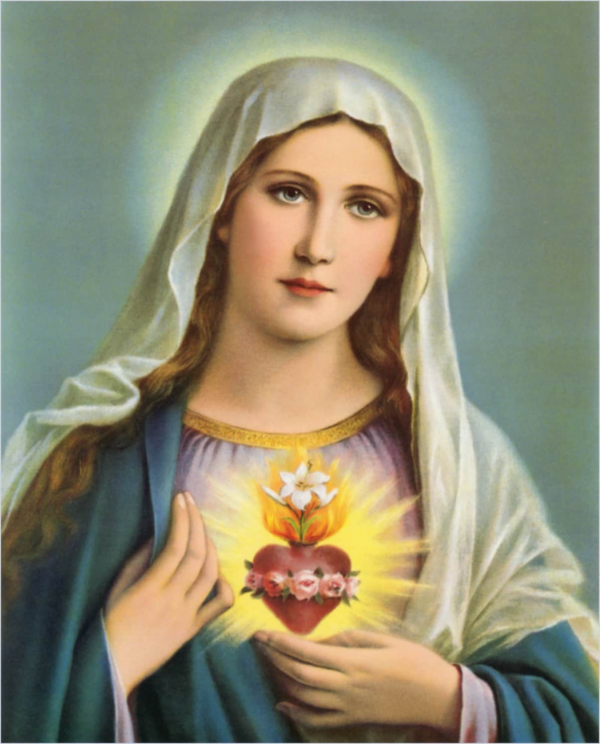Mẫu tranh Đức Mẹ Maria xuất sắc