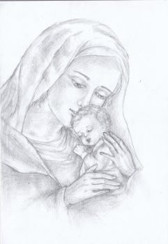 Tranh Đức Mẹ Maria chuyên nghiệp