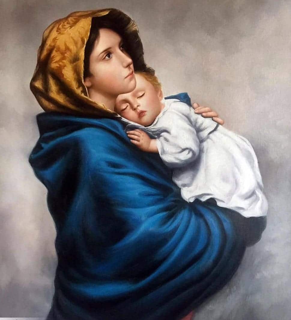 Tranh Về Đức Mẹ Maria nổi tiếng