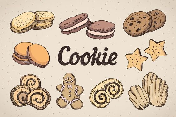 Tranh bánh cookie đa dạng