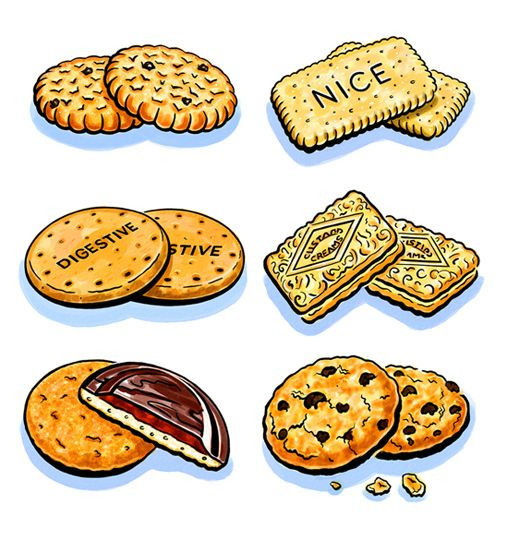 Tranh bánh quy đa dạng