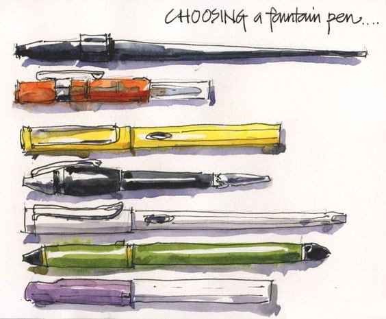 Tranh chiếc bút bi đa dạng
