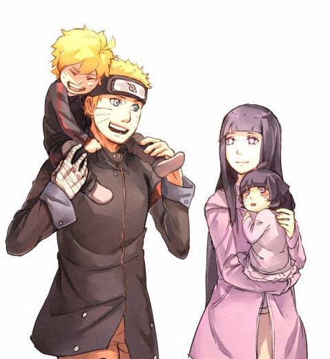 Tranh gia đình 4 người anime hay nhất