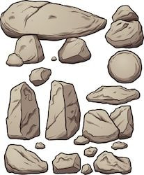 Tranh hòn đá đa dạng