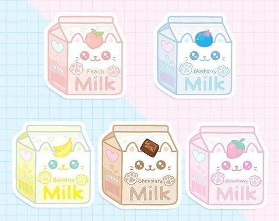 Tranh hộp sữa 3d dễ thương