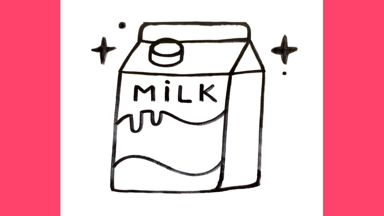 Tranh hộp sữa kun đơn giản