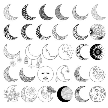 Tranh mặt trăng đa dạng