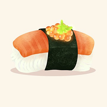 Tranh sushi cá hồi đặc sắc
