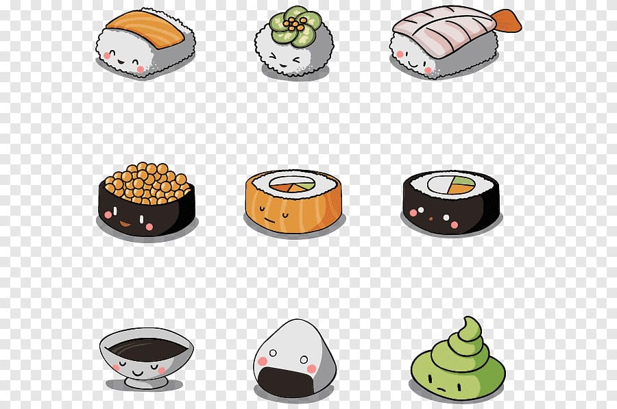 Tranh sushi đồ ăn đẹp