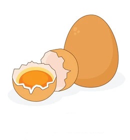 Tranh trứng gà xinh xắn