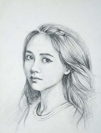 Vẽ chân dung cô giáo 20-11 siêu đẹp
