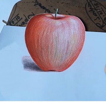 Bức tranh 3D quả táo