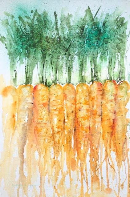 Tranh cây cà rốt nâng cao