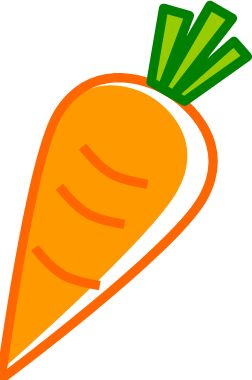 Tranh củ cà rốt đơn giản nhất