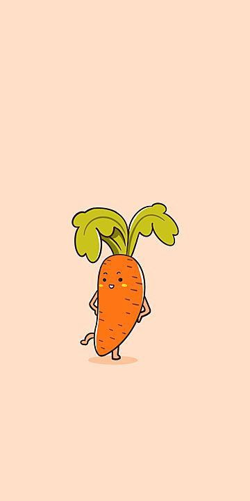 Tranh củ cà rốt siêu cute