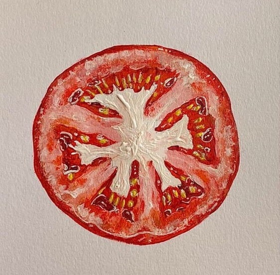 Tranh lát cà chua đẹp nhất