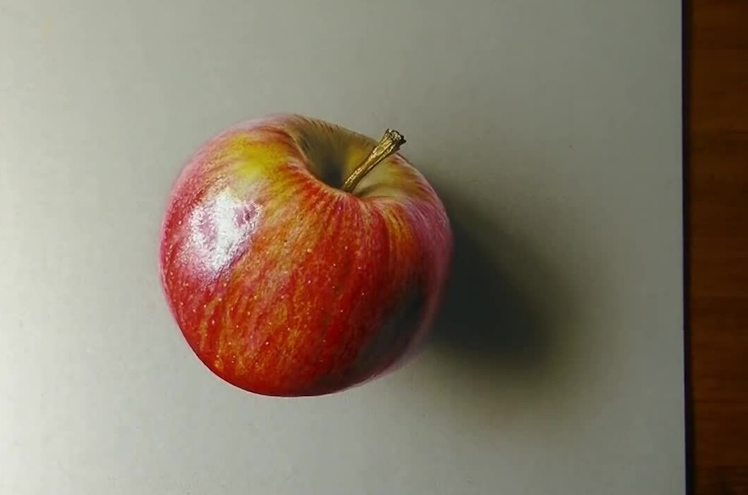 Tranh quả táo 3D đặc sắc