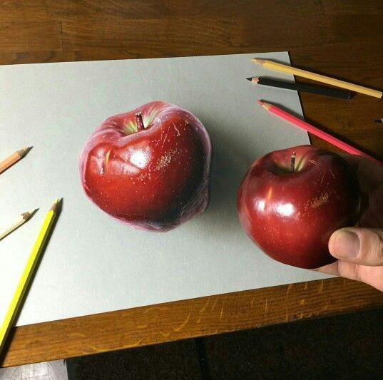 Tranh quả táo 3D siêu đẹp
