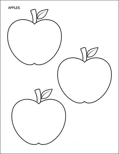 Tranh tô màu quả táo đa dạng