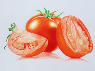 Tranh trái cà chua chân thực