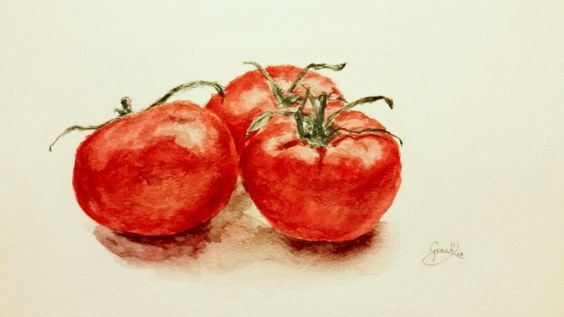 Tranh trái cà chua siêu đẹp