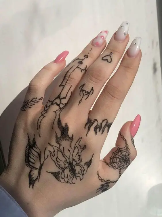 Mẫu Tattoo Tay Nữ