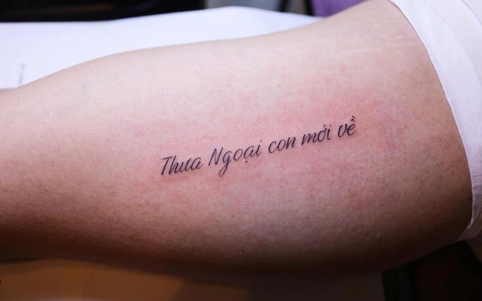 Tattoo Chữ Ý Nghĩa Về Gia Đình Ý Nghĩa