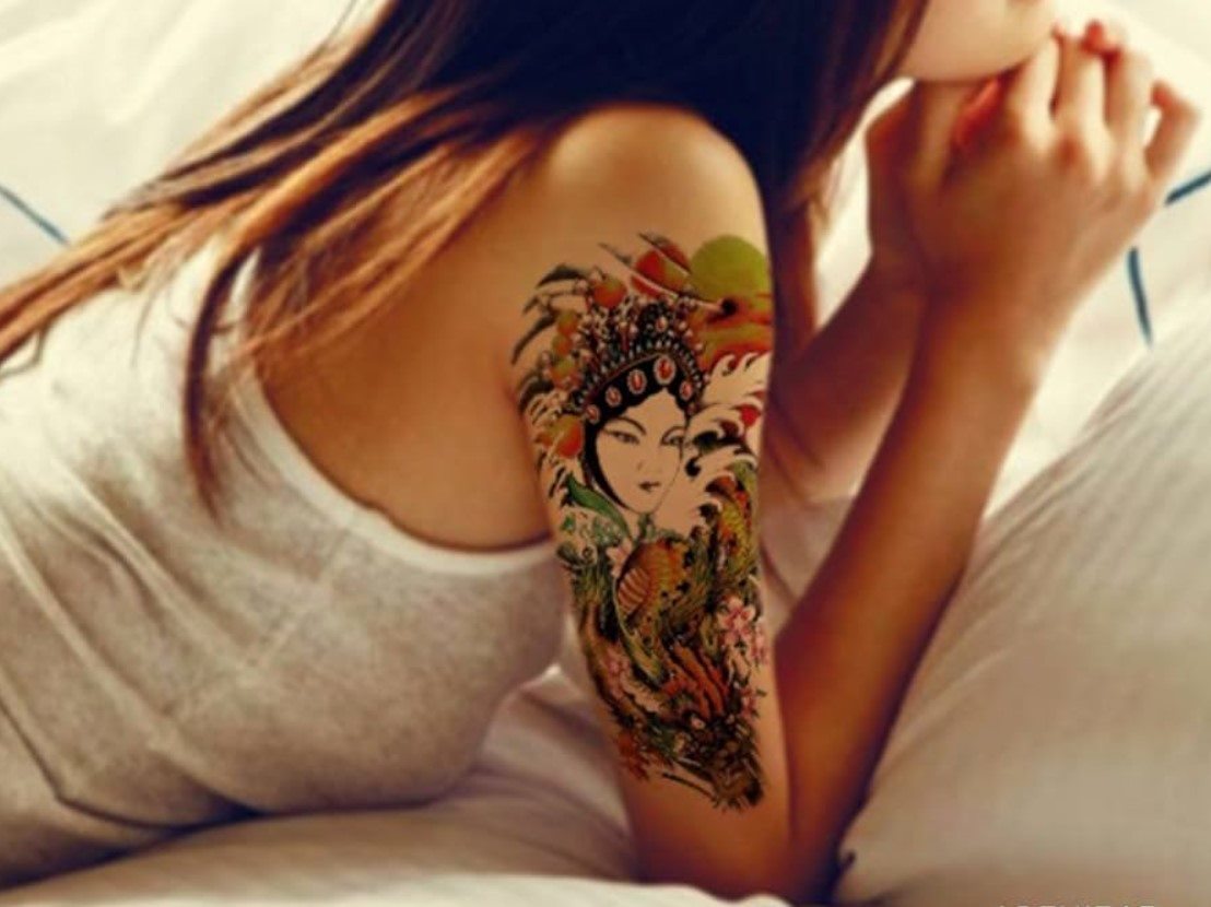 Tattoo Cô Gái Trung Hoa Siêu Chất