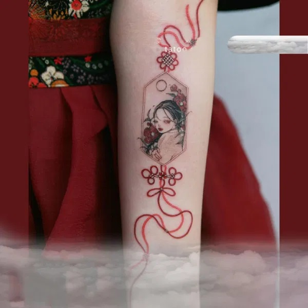 Tattoo Cô Gái Trung Hoa