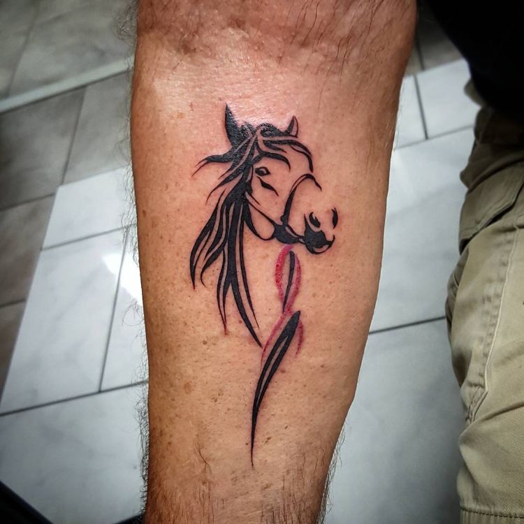 Tattoo Con Ngựa Siêu Chất