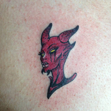 Tattoo Mặt Quỷ Nhỏ Mini