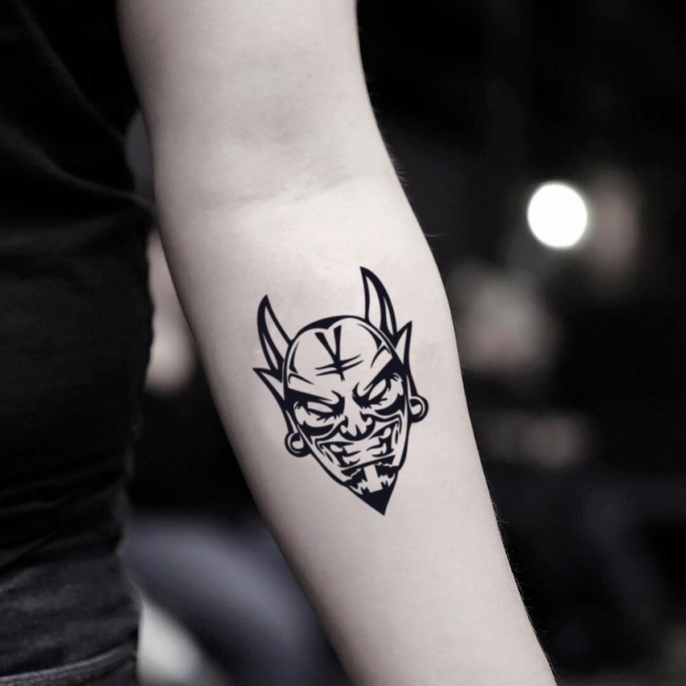 Tattoo Mặt Quỷ Nhỏ Ngầu