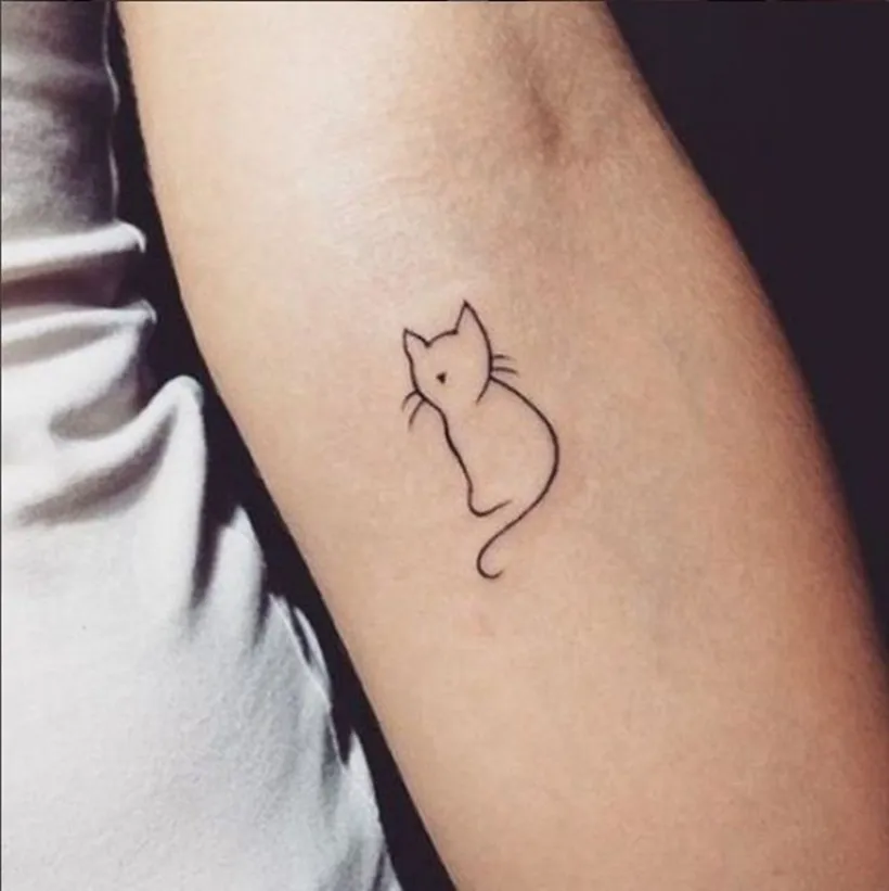 Tattoo Mèo Mini Cute