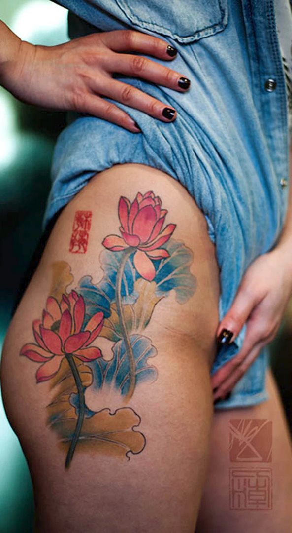 Tattoo Ở Đùi Cho Nữ Đẹp