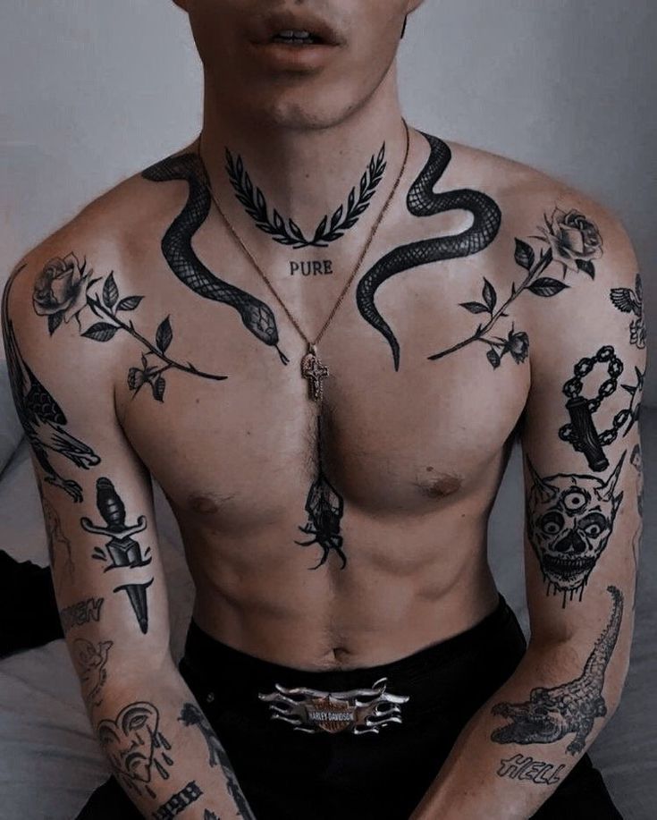 Tattoo Ở Ngực Dành Cho Nam Ngầu