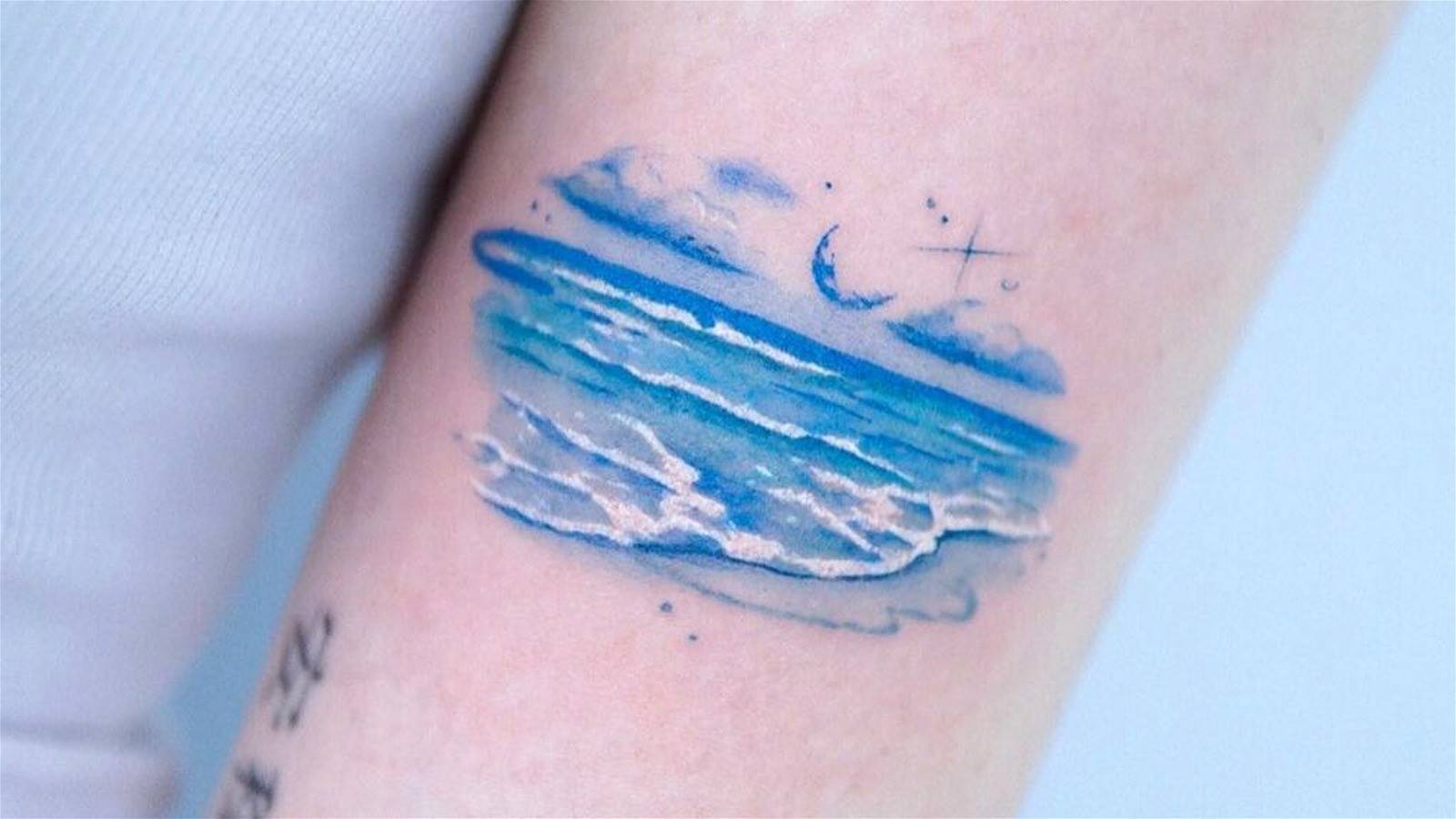 Tattoo Sóng Nước Đẹp